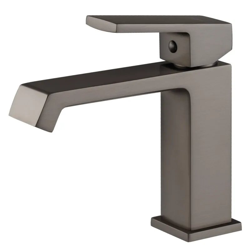 Змішувач для умивальника HAIBA GAUDI 001 NUT GRAPHITE (Колір графіт) (HB9642)