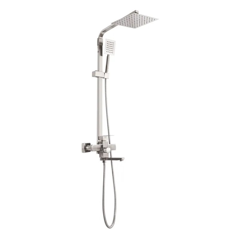 Душова колона MIXXUS FIT-009-J зі змішувачем з нерж. сталі SUS304 (Колір нерж) (SS2825)