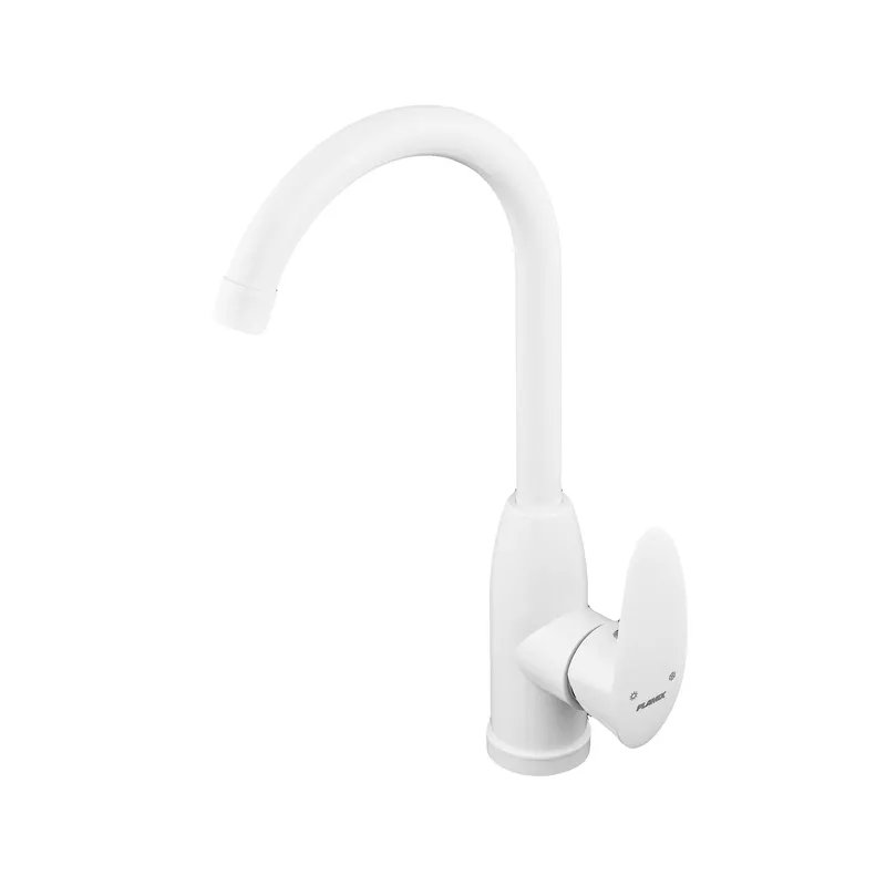 Змішувач для кухні PLAMIX CEZAR-011-B SET WHITE (з підведенням) (Колір білий) (PM0667)