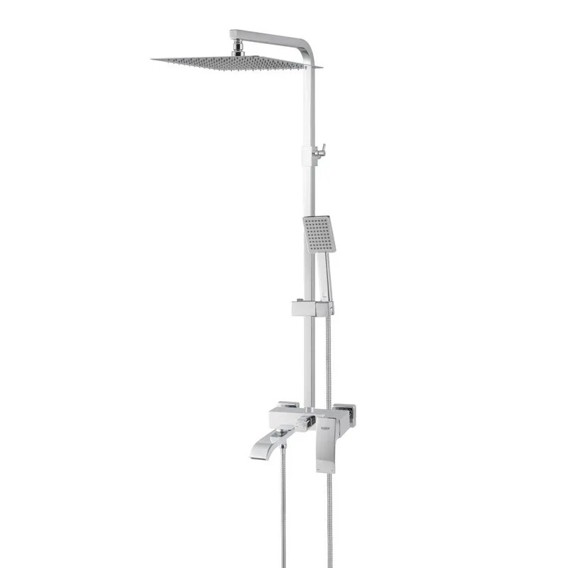 Душова колона зі змішувачем KOER KB-56007-01, 3 функції (Колір хром) (KR3460)