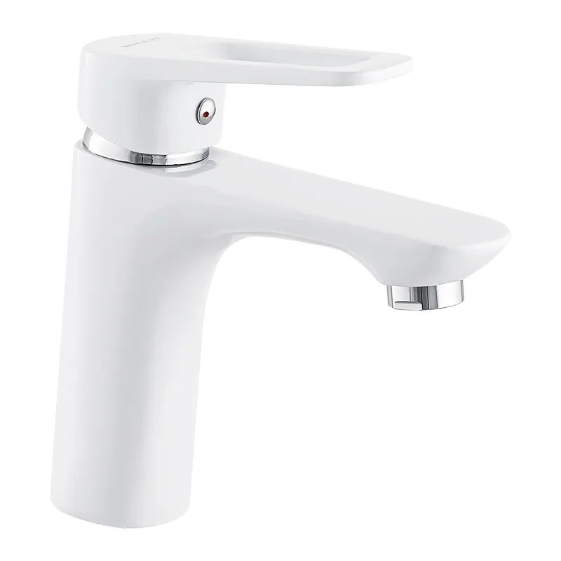 Змішувач для умивальника MIXXUS NEVADA 001 NUT WHITE (Колір білий) (MI5798)