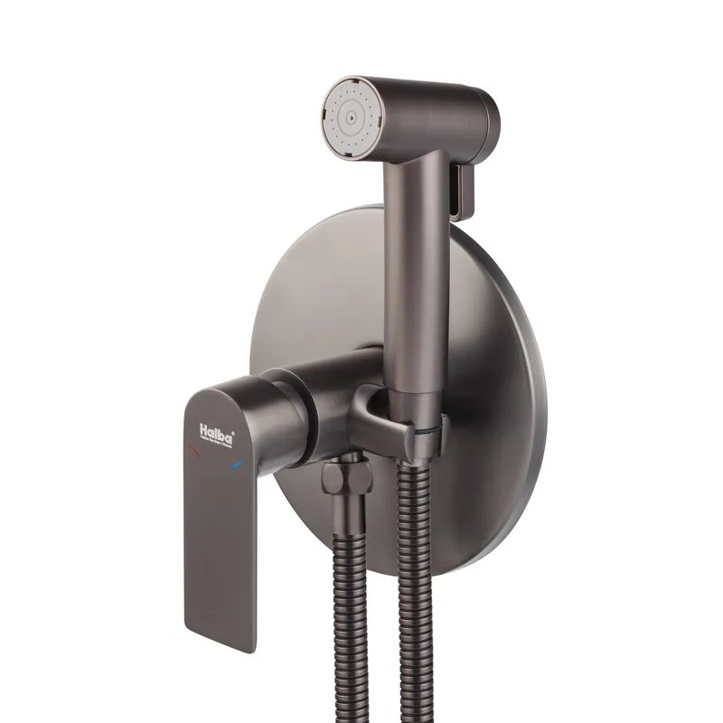 Змішувач для гігієнічного душу HAIBA ALEX 002 (INNER) GRAPHITE (Колір графіт) (HB9617)