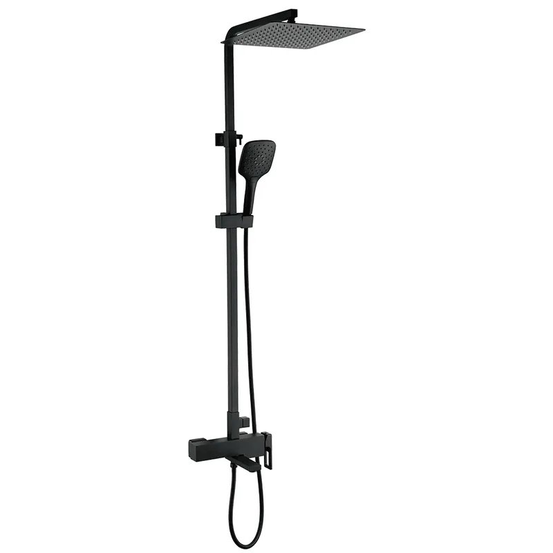 Душова колона зі змішувачем KOER KB-56009-05, 3 функції (Колір чорний) (KR3507)