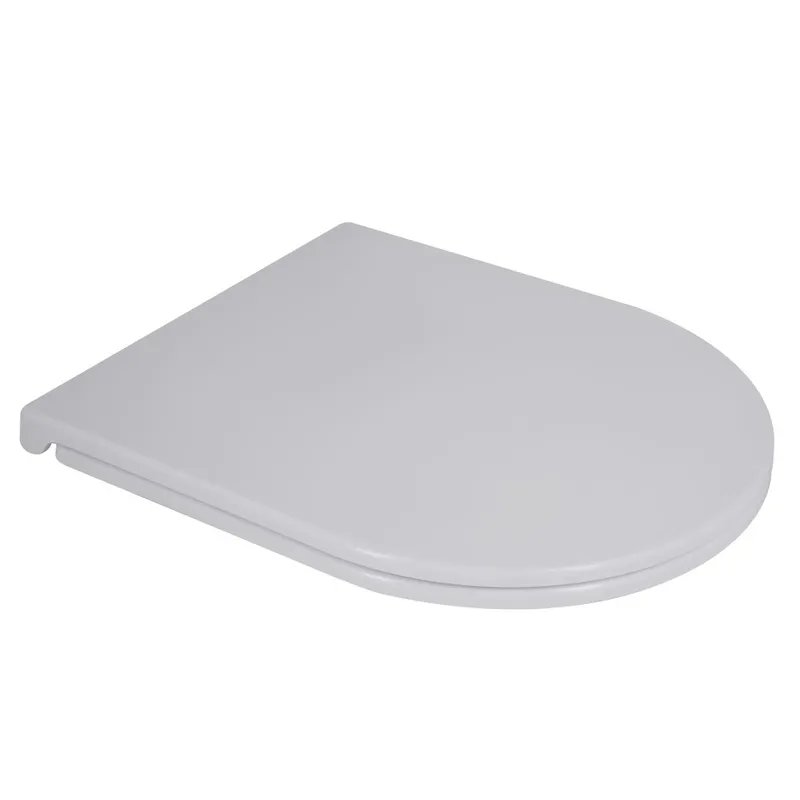 Сидіння-кришка для унітазу MIXXUS PREMIUM SEAT COVER ELLIPSE-WAVE-2001 428х361х50mm дюропластове швидкознімне з мікроліфтом (MP6610)