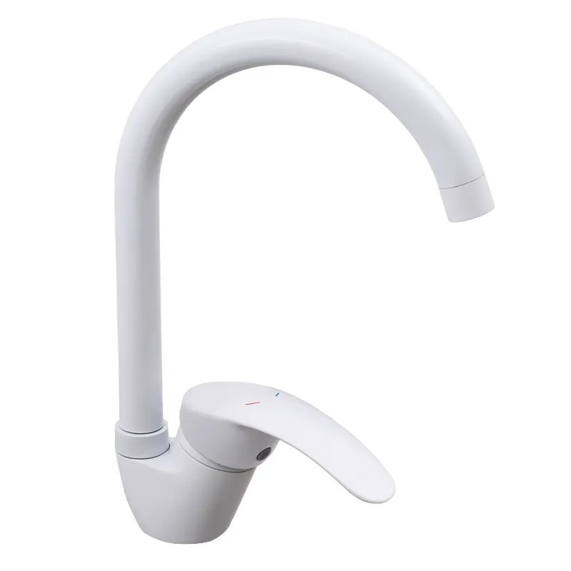 Змішувач для кухні CRON MARS 777-G NUT WHITE (Колір білий) (CR0788)