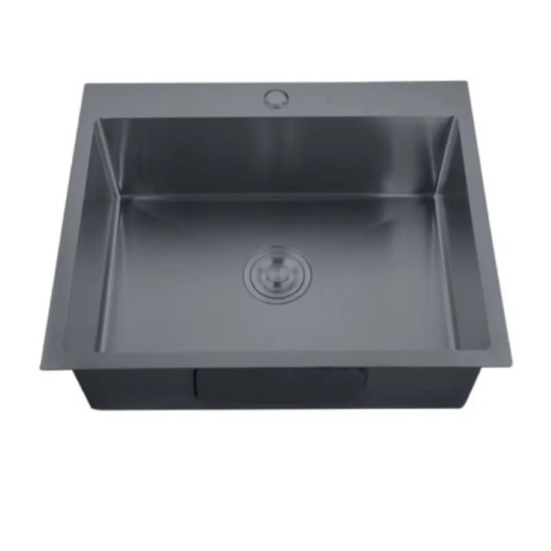 Мийка Zerix ZH5045-215 Nano-Black (3.0/0.8) з нерж. сталі (MX1580)