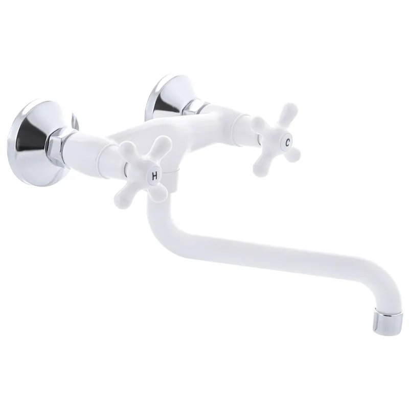 Змішувач для кухні PLAMIX AMAX-361 WHITE (Колір білий) (PM0583)
