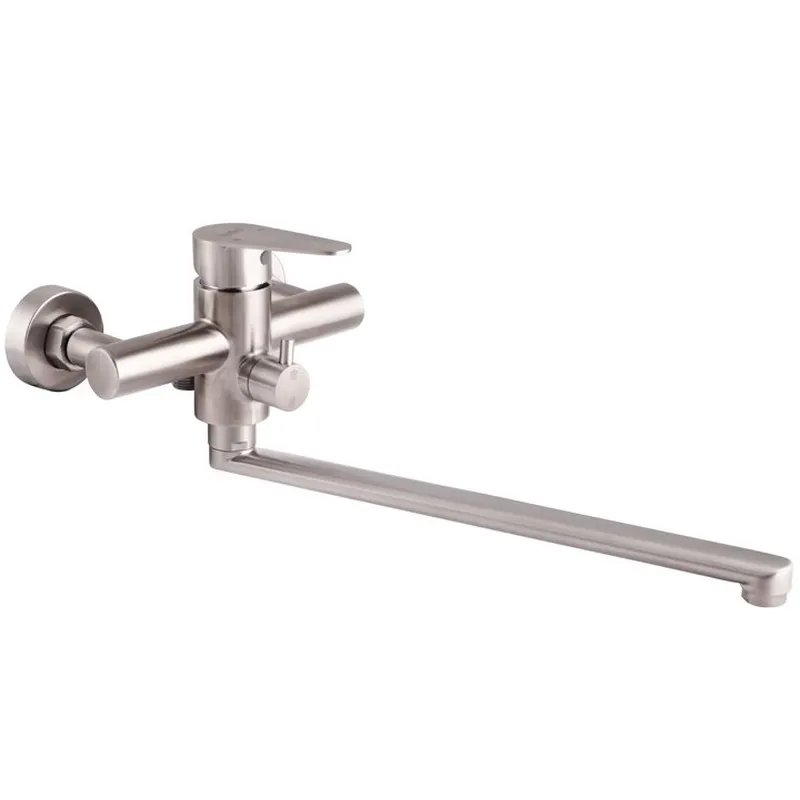 Змішувач для ванни HAIBA DAX-006 EURO з нерж. сталі SUS304 (Колір нерж) (HB3900)