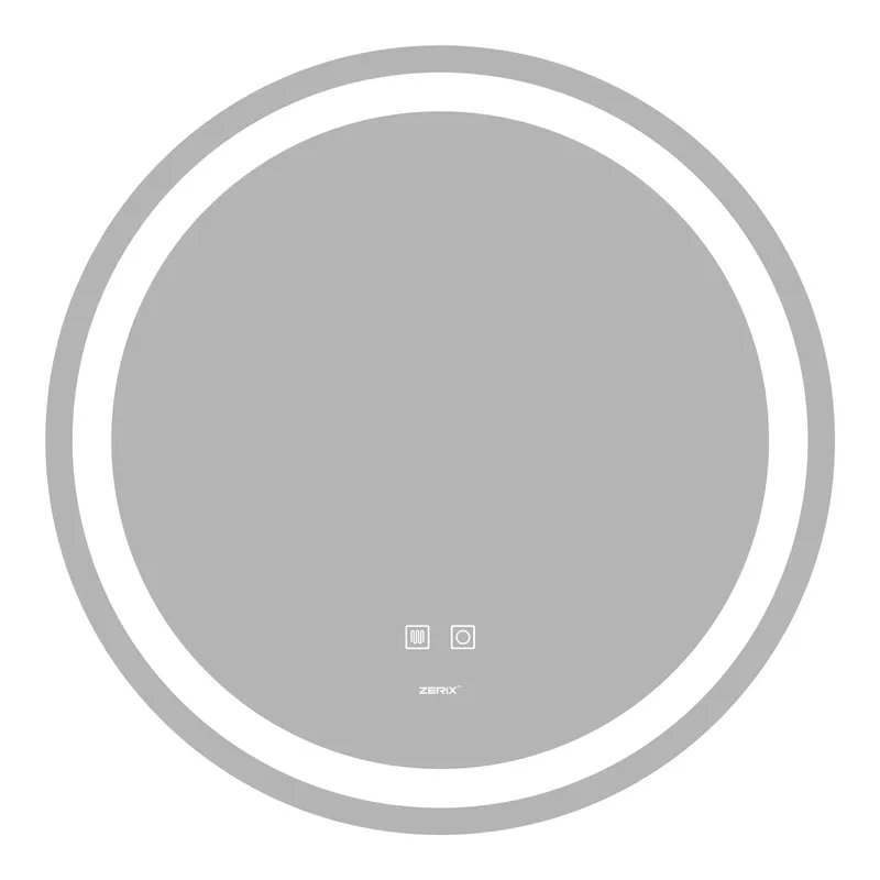 Дзеркало ZERIX SOLO MC01-80 з LED Touch, Anti-fog, димером, рег. яскравості (ZX6064)