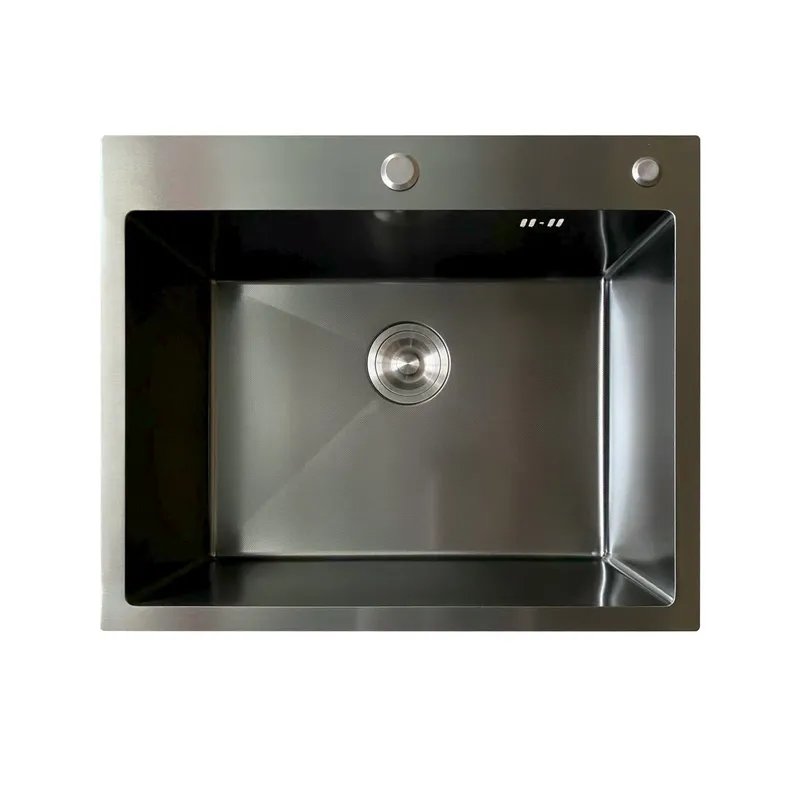 Мийка з нерж. сталі MIXXUS MH5843 MICRO DECOR GRAPHITE (3.0/0.8) (колір графіт) (MI8217)