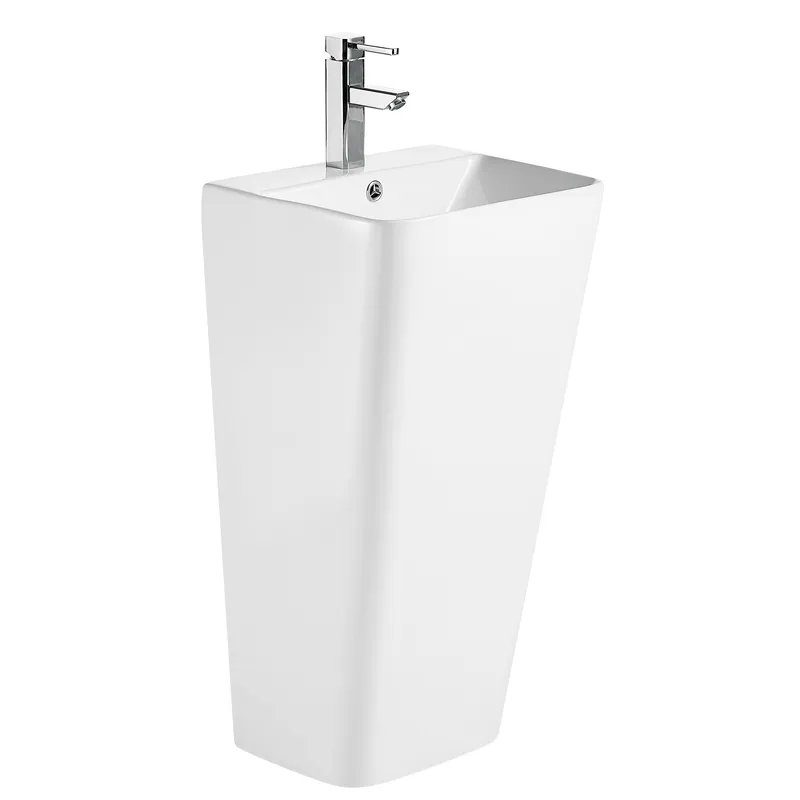 Раковина моноблок MIXXUS STYLE-1101 440х380х830mm (отвір під змішувач, перелив) (MI6696)