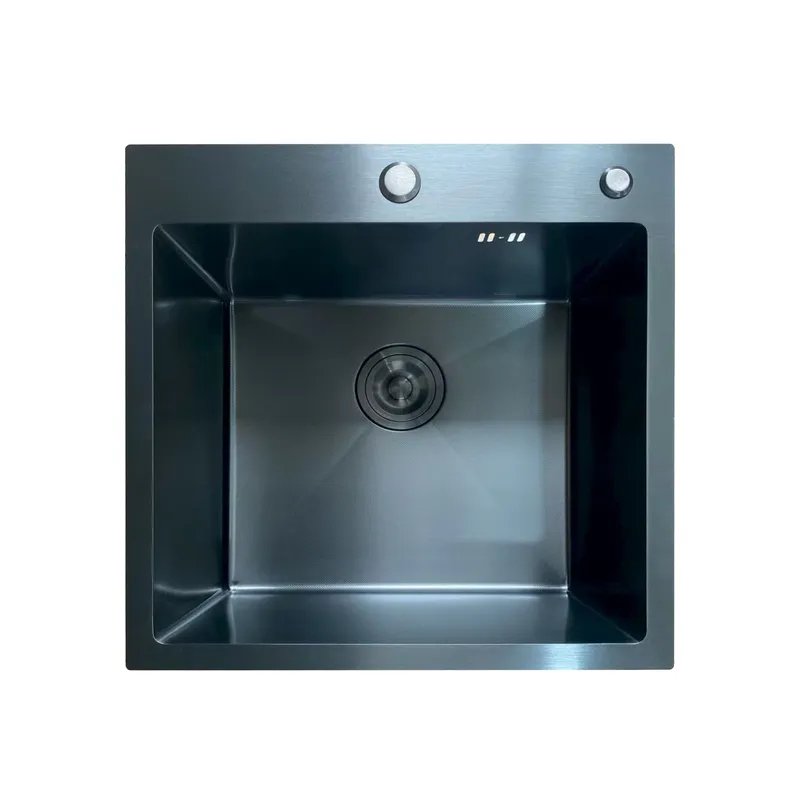 Мийка з нерж. сталі MIXXUS MH5050 MICRO DECOR BLACK (3.0/0.8) (колір чорний) (MI8215)
