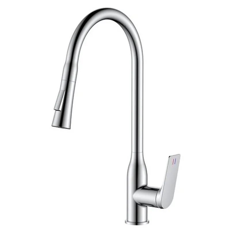 Змішувач для кухні MIXXUS PREMIUM DERBY 014 NUT (Колір хром) (MI6599)
