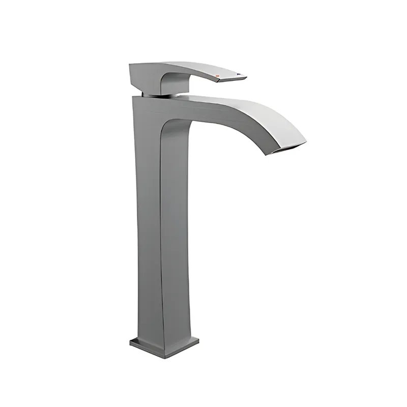 Змішувач для умивальника високий KOER KB-13007-07 (Колір графіт) (KR5154)