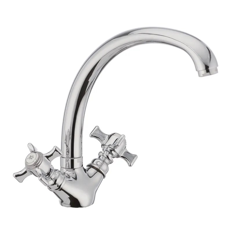 Змішувач для кухні HAIBA ZEUS 273 NUT (Колір хром) (HB0434)