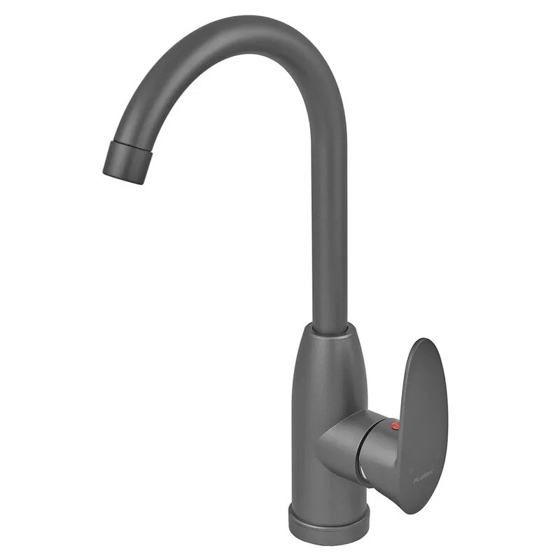 Змішувач для кухні PLAMIX CEZAR-011-B SET GRAPHITE (з підведенням) (Колір графіт) (PM0695)