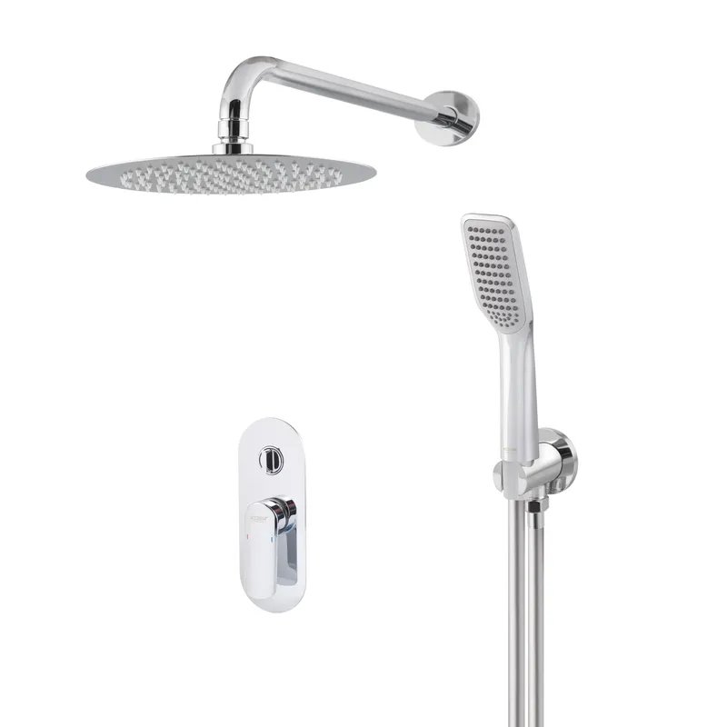 Душова система вбудована KOER KB-62028-01, 2 функції (Колір хром) (KR6008)
