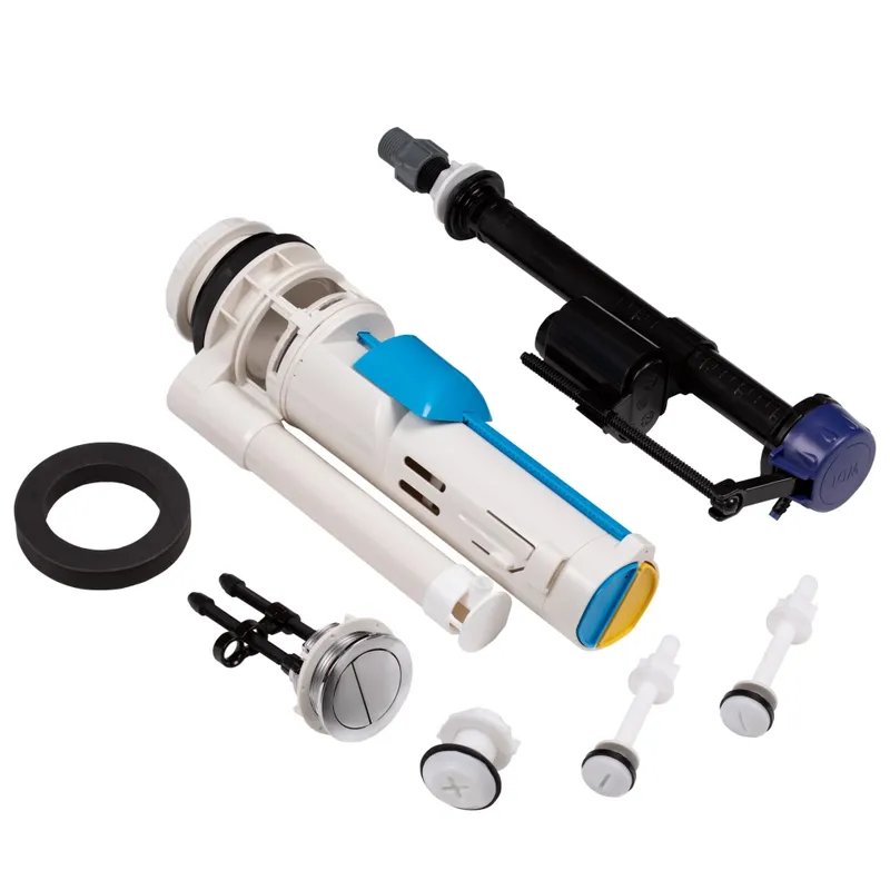 Комплект арматури: MIXXUS PREMIUM BUTTON-1805-1/2" спускна 2-х кнопочна + наповнювальна з нижнім підведенням, пластикове різьблення 1/2" (MP6720)