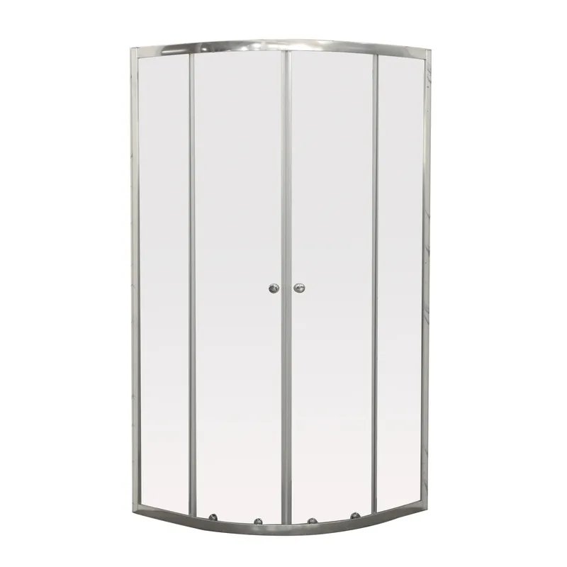 Душова кабіна без піддону MIXXUS PREMIUM DIVERSE SC01-90x90x195-TR CHROME прозоре скло 5мм (MI6859)