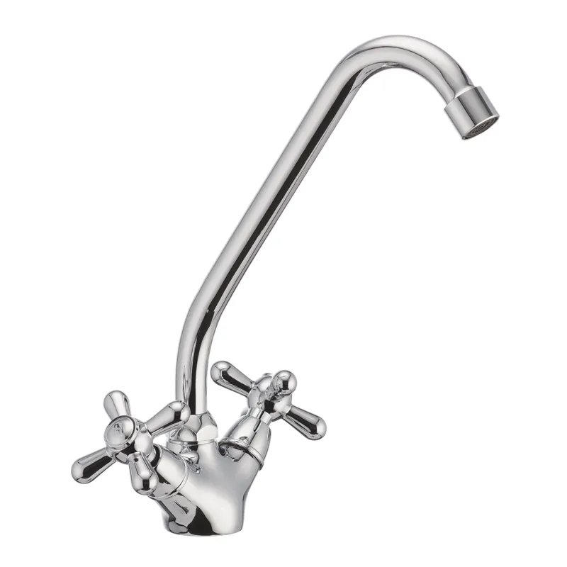Змішувач для кухні HAIBA DOMINOX 271 RUBBER (Колір хром) (HB0941)