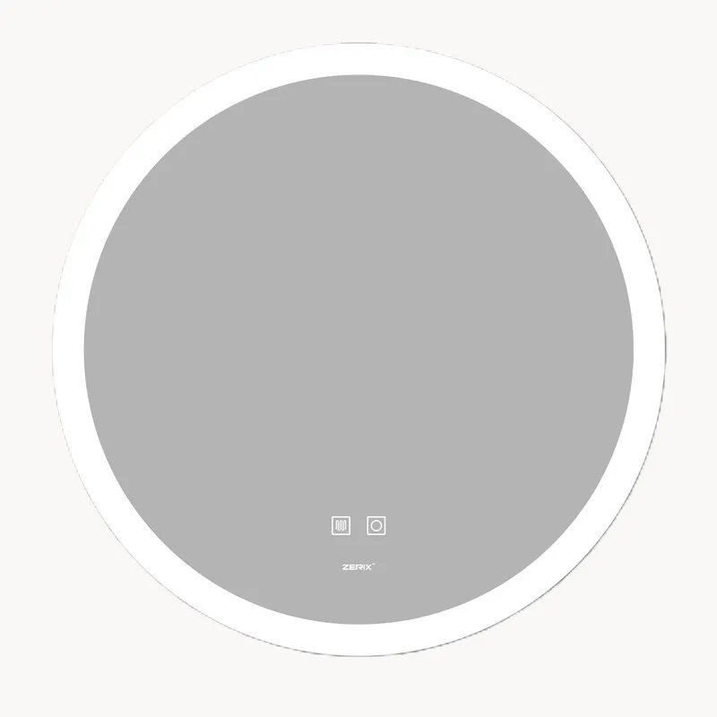 Дзеркало ZERIX SOLO MC02-60 з LED Touch, Anti-fog, димером, рег. яскравості (ZX6065)