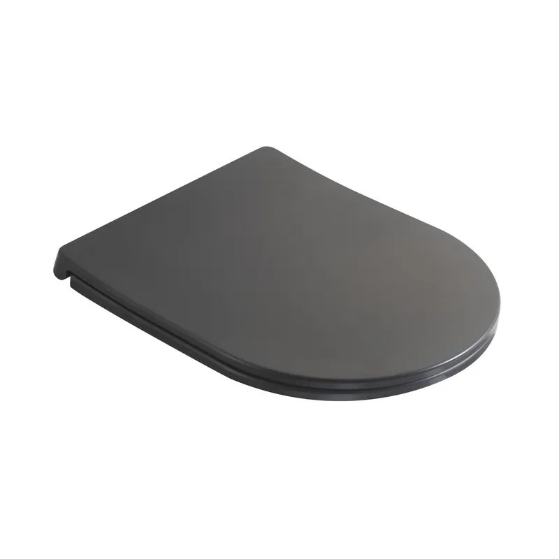 Сидіння-кришка для унітазу MIXXUS PREMIUM SEAT COVER ELLIPSE-TOPPER-2002 GRAY 425х360х25mm дюропластове швидкознімне з мікроліфтом (MP6684)
