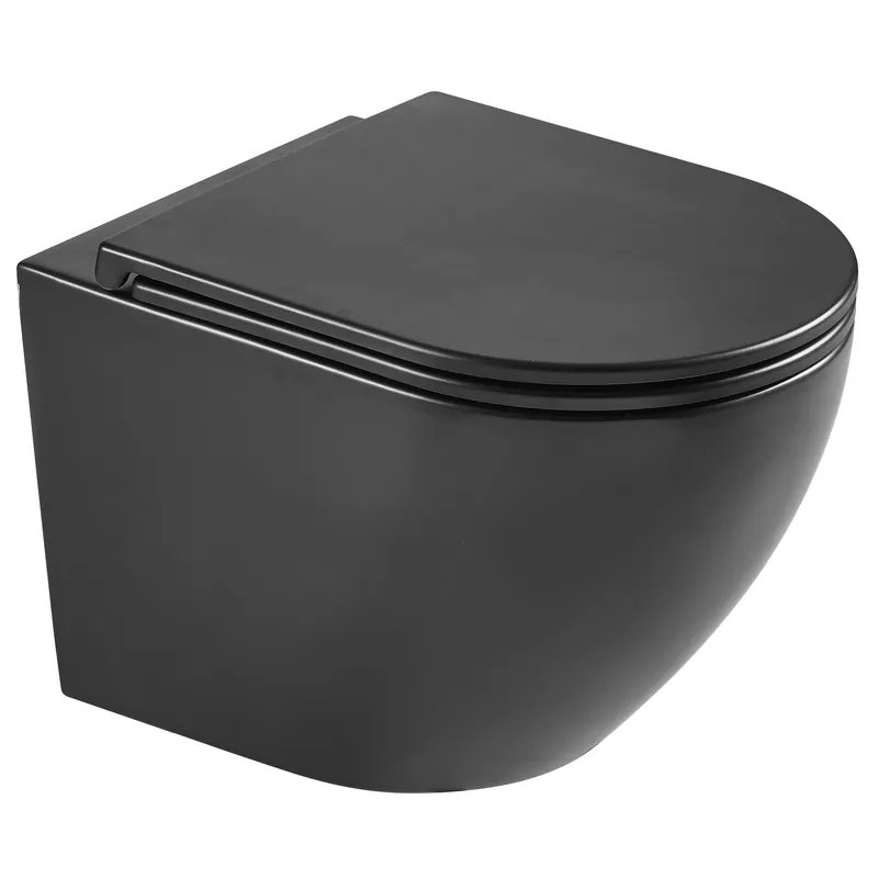 Унітаз підвісний MIXXUS PREMIUM ELLIPSE-0303-T3 BLACK 520х365х360mm система змиву TORNADO 3.0 (MP6591)