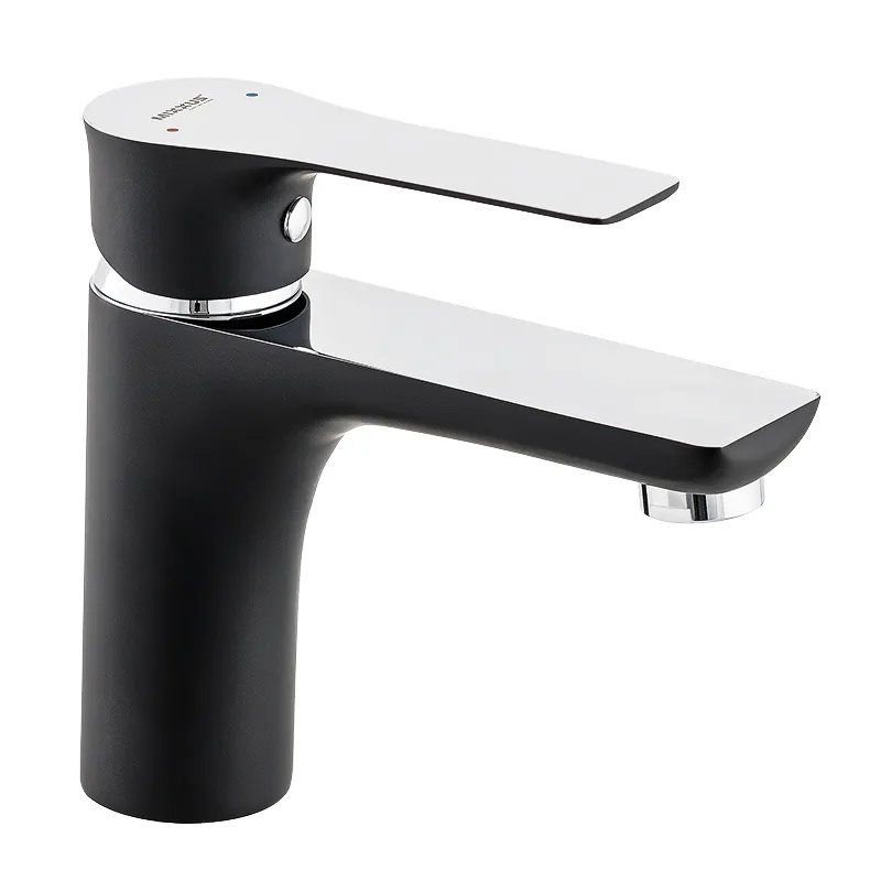 Змішувач для умивальника MIXXUS PREMIUM EVA 001 BLACK (Колір чорний) (MI5949)