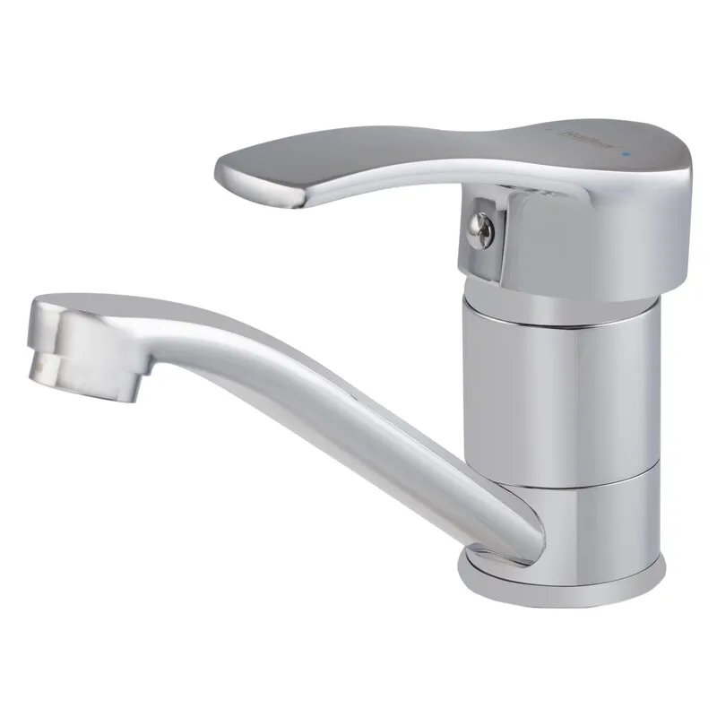 Змішувач для умивальника HAIBA FOCUS 555-15CM NUT (Колір хром) (HB0135)