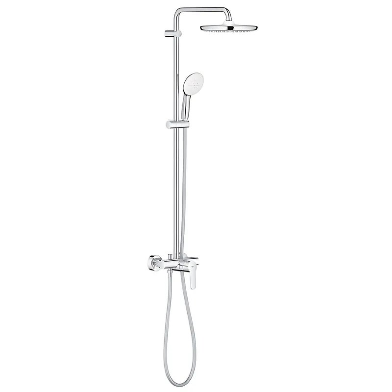 Душова система із одноважільним змішувачем настінного монтажу Grohe Tempesta System 250 (26673001)