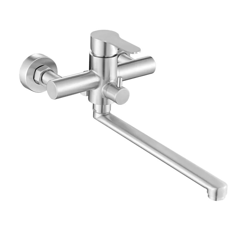Змішувач для ванни HAIBA DAX-006 EURO з нерж. сталі SUS304 (Колір нерж) (HB9612)