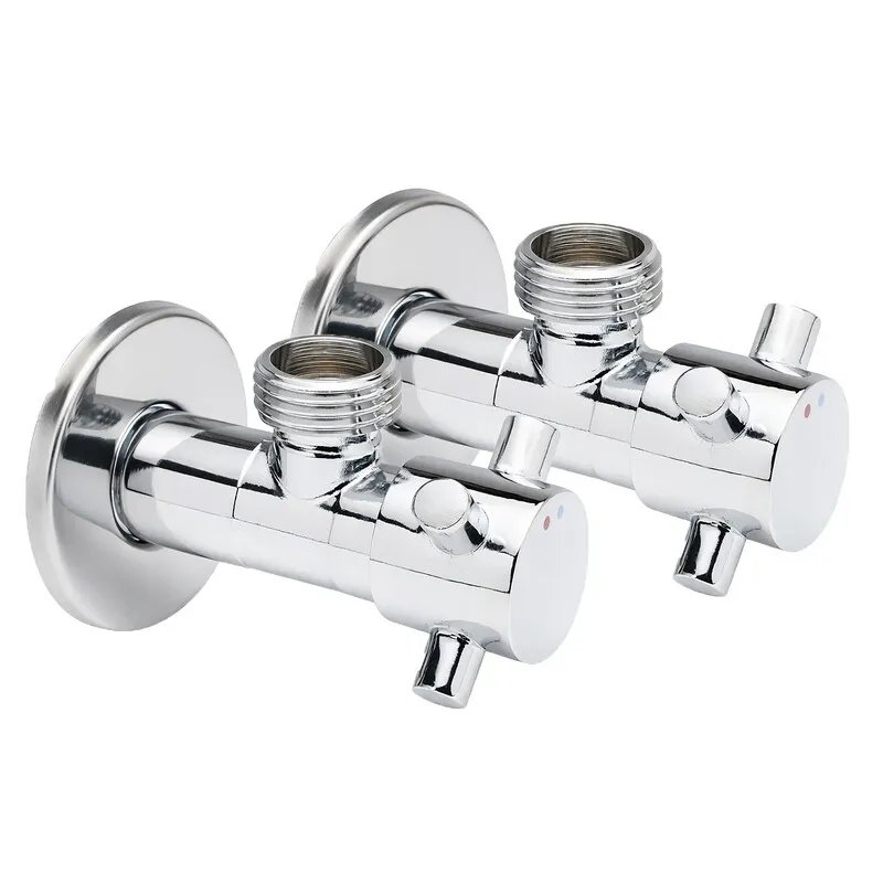 Кран кульовий для підключення сантехприладів Sanlux ST-301 - 1/2"x1/2" (SL2926)